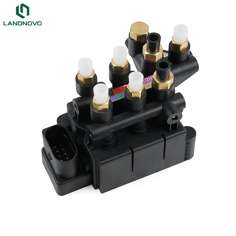 LANDNOVO 971616056 Air Suspension Solenoid Valve Block for Porsche Panamera, Taycan and Audi e-tron GT with air ports and solenoid connectors