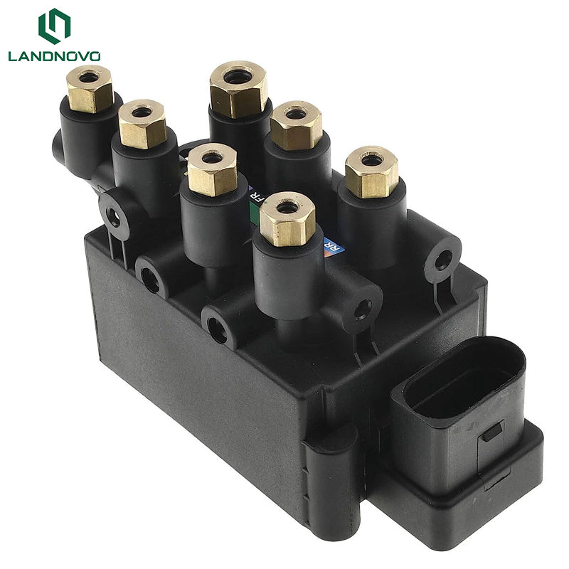 LANDNOVO 102791900B Air Suspension Solenoid Valve Block for Tesla Model S and Model X with brass fittings