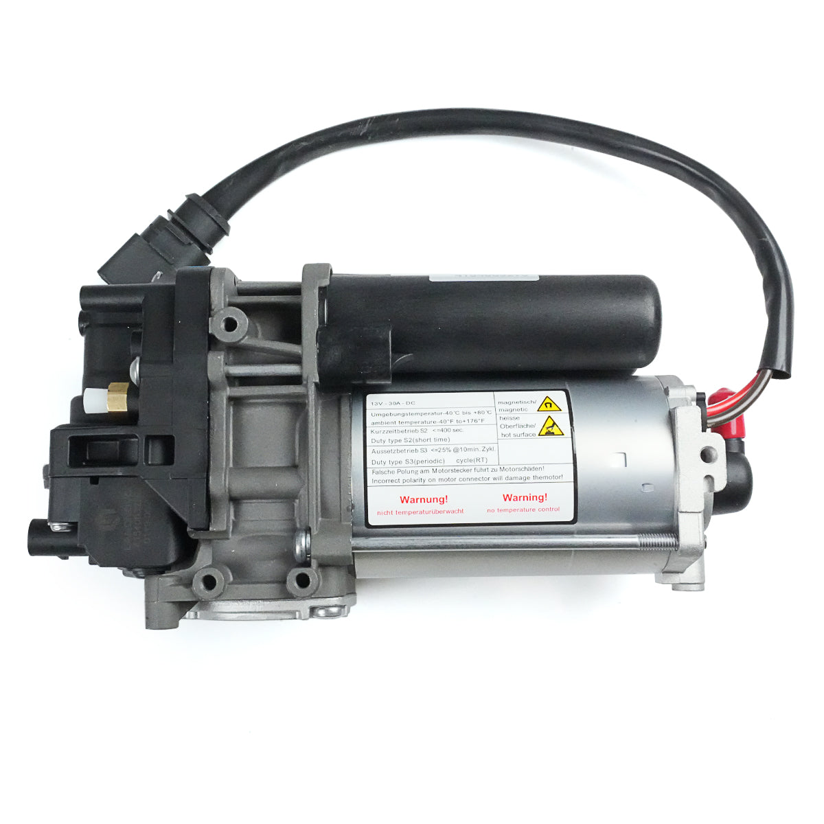 Air Suspension Compressor Pump OE 4154063290 WABCO Twin Air Compressor Fit Tesla Model S Model X 2012-2022 Air Ride Supply Pump Replacement
