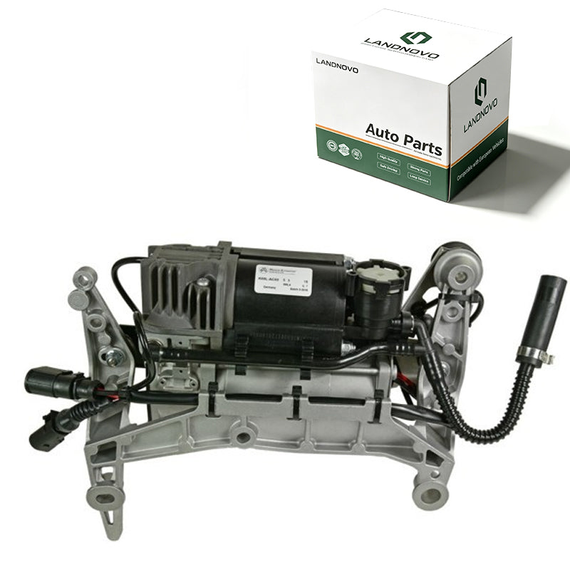 LANDNOVO 95535890104 remanufactured compressor assembly in packaging for Audi Q7 4L and VW Touareg 7L