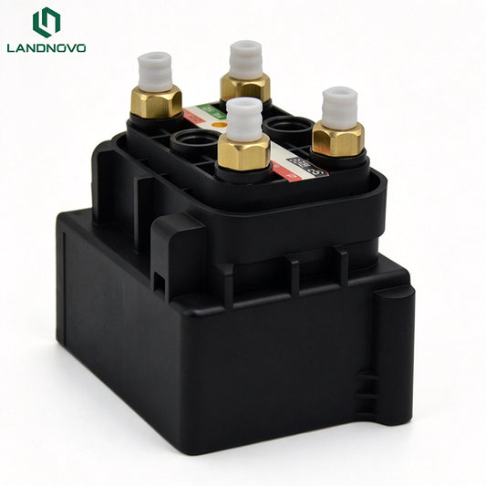 LANDNOVO 558202J00 Air Suspension Solenoid Valve Block for Kia Mohave and Borrego with air ports and solenoid connectors