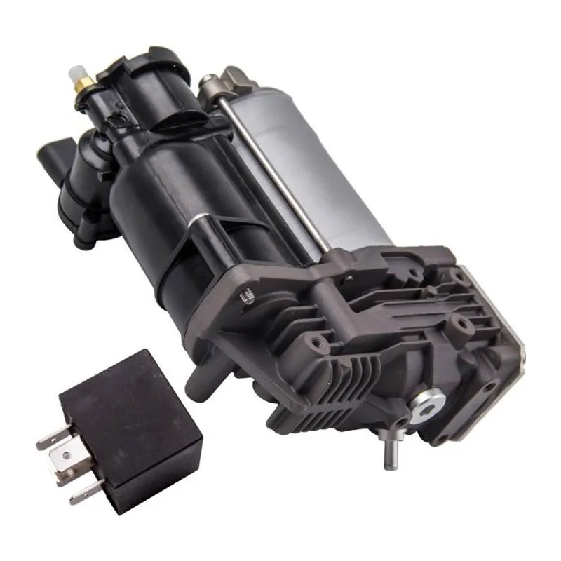 LANDNOVO 37206799419 air suspension compressor showing mounting bracket and valve block for BMW X5 E70