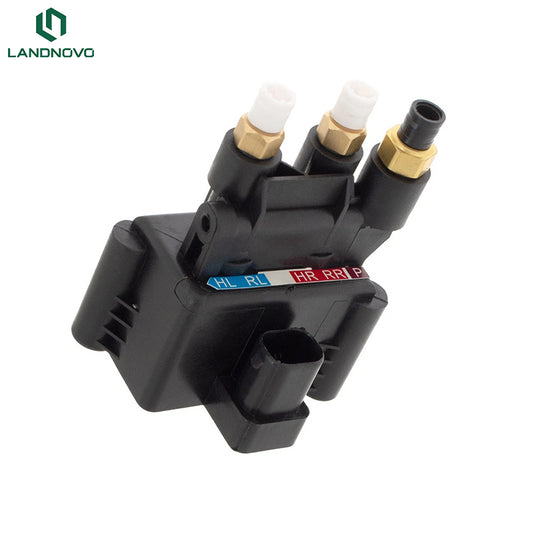 Bloque de válvula solenoide de suspensión neumática LANDNOVO 2513200158 para Mercedes-Benz Clase R W251, Clase E W212 y EQC | Repuesto original premium