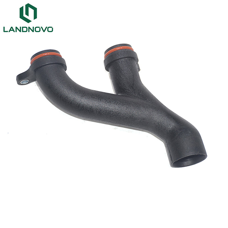 LANDNOVO AJ813865 LR092992 Aluminum Coolant Outlet Pipe for Jaguar F-Pace, F-Type, XE, XF, XJ & Land Rover | Upgraded Metal Replacement