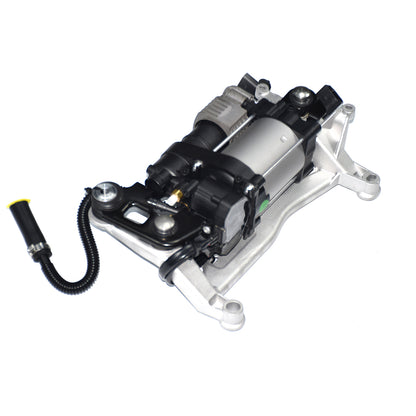 Air Suspension Compressor Pump Assembly With Bracket OE#95835890100 7P0698007 For Porsche Cayenne 958 2011-2018 VW Touareg 7P 2010-2018 Air Ride Compressor Replacement
