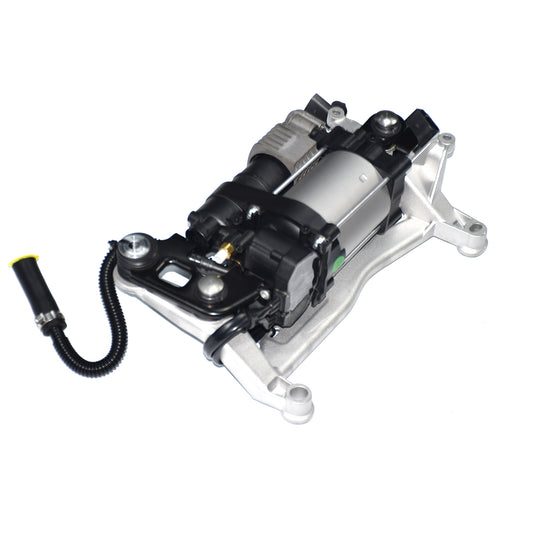 Air Suspension Compressor Pump Assembly With Bracket OE#95835890100 7P0698007 For Porsche Cayenne 958 2011-2018 VW Touareg 7P 2010-2018 Air Ride Compressor Replacement