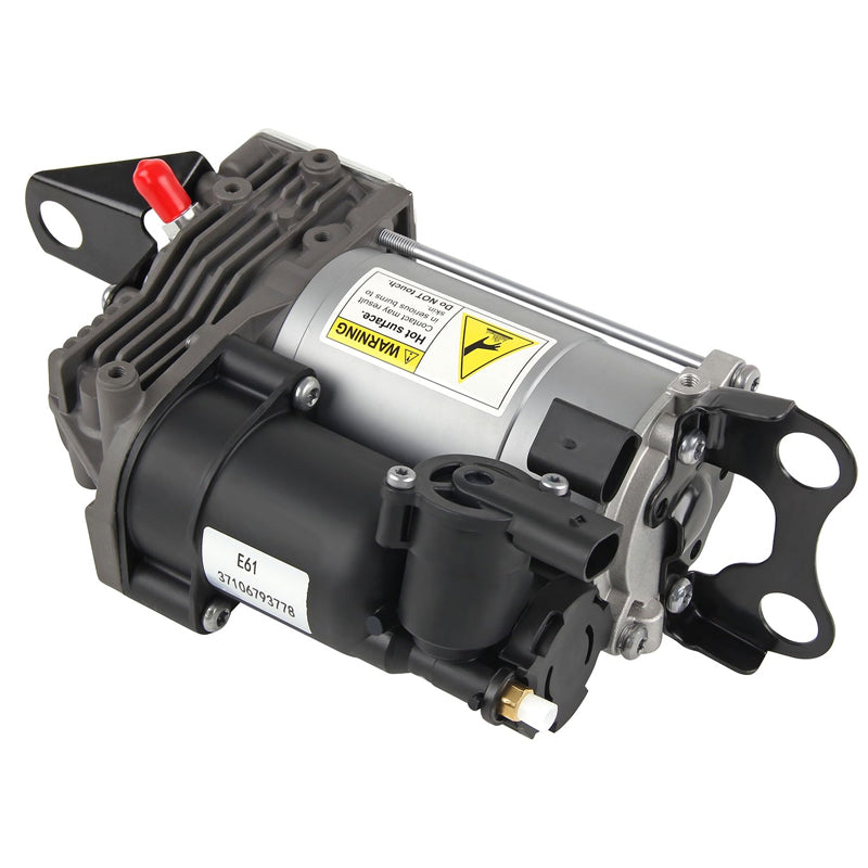 LANDNOVO 37106793778 air suspension compressor showing bracket and valve for BMW 530xi and 535xi Touring