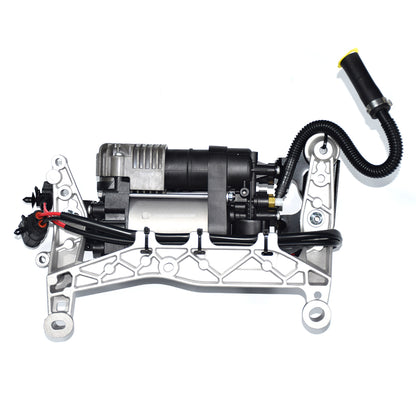 Air Suspension Compressor Pump Assembly With Bracket OE#95835890100 7P0698007 For Porsche Cayenne 958 2011-2018 VW Touareg 7P 2010-2018 Air Ride Compressor Replacement