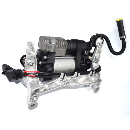 Air Suspension Compressor Pump Assembly With Bracket OE#95835890100 7P0698007 For Porsche Cayenne 958 2011-2018 VW Touareg 7P 2010-2018 Air Ride Compressor Replacement